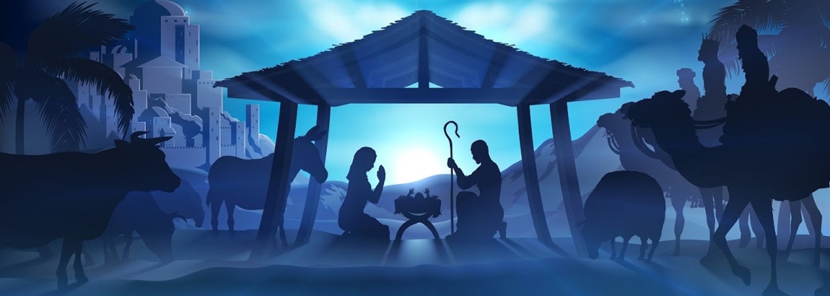 Modern day christmas tree